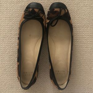 Cheetah Stuart weitzman ballet flats with calf hair